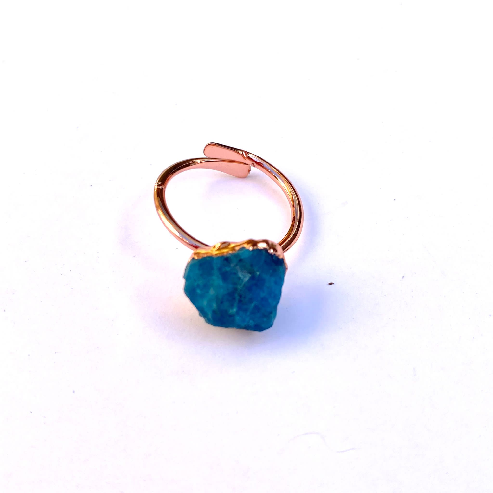 Raw Apatite Ring-0