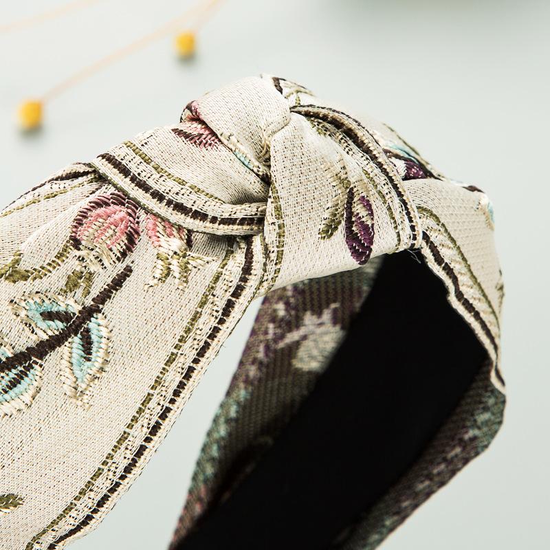 Vintage Embroided Headband-4