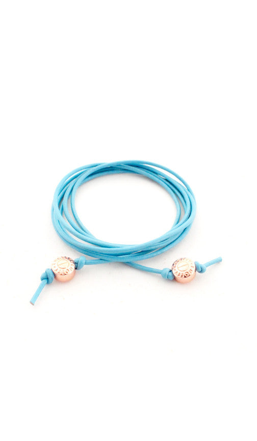 Signature Leather Cord Convertible Wrap | 14k Gold-Plated Brass | More Colors Available - HartCentered