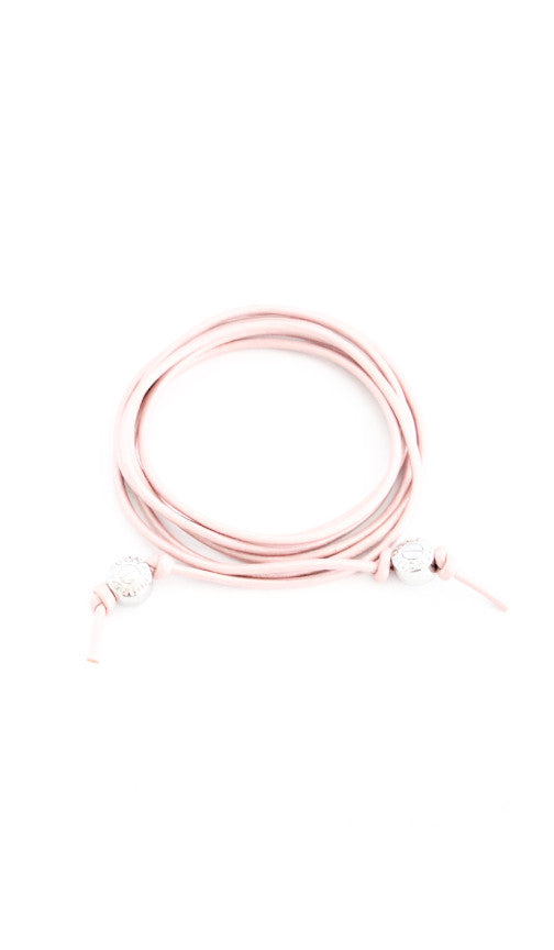 Signature Leather Cord Convertible Wrap | 14k Gold-Plated Brass | More Colors Available - HartCentered