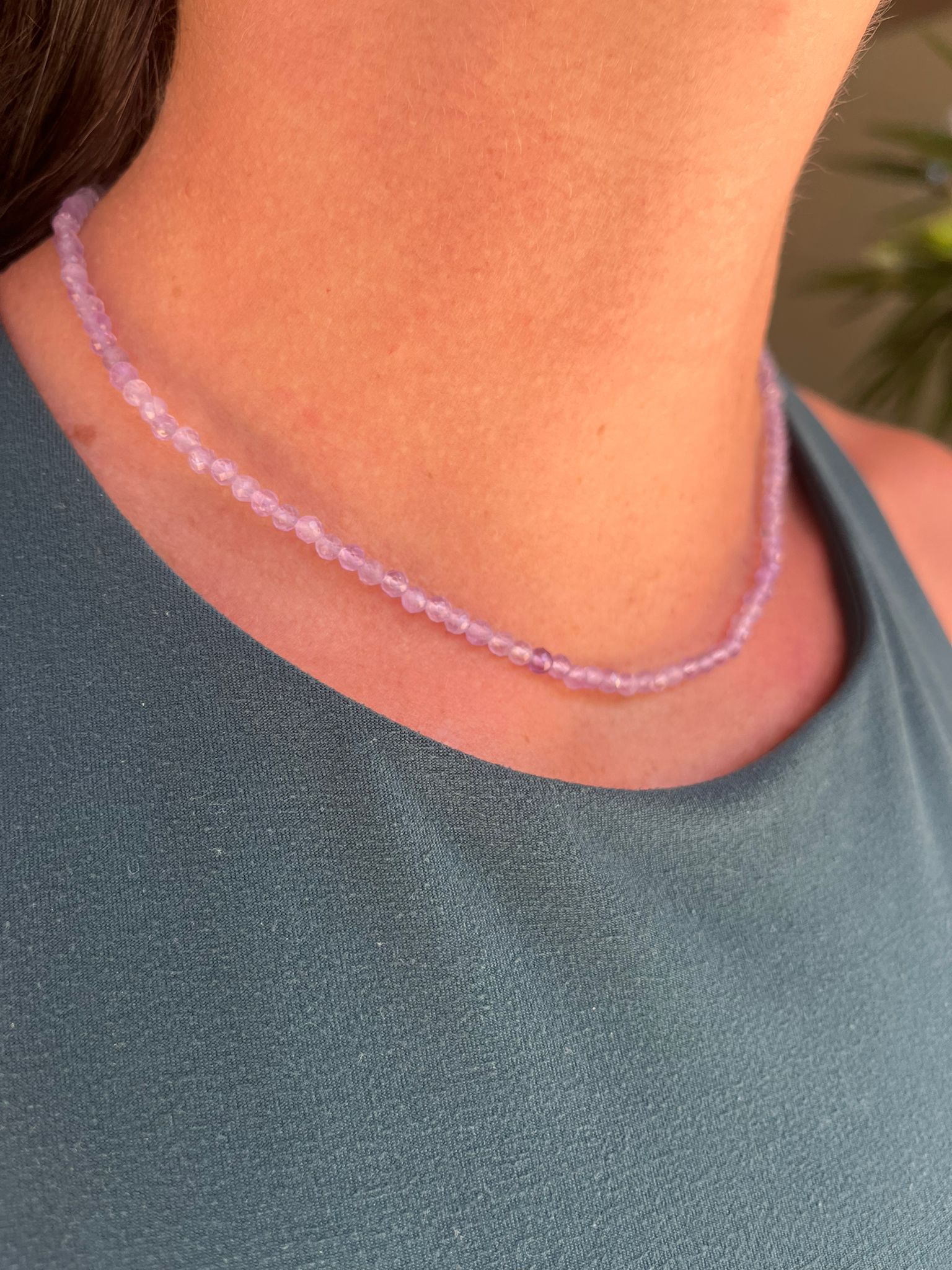 Purple Dream Amethyst Gemstone Necklace-0