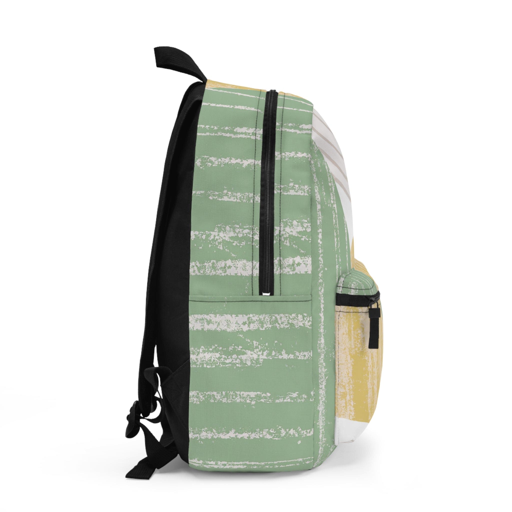 Backpack Work/school/leisure - Waterproof, Mint Green Textured Look Boho Print-1