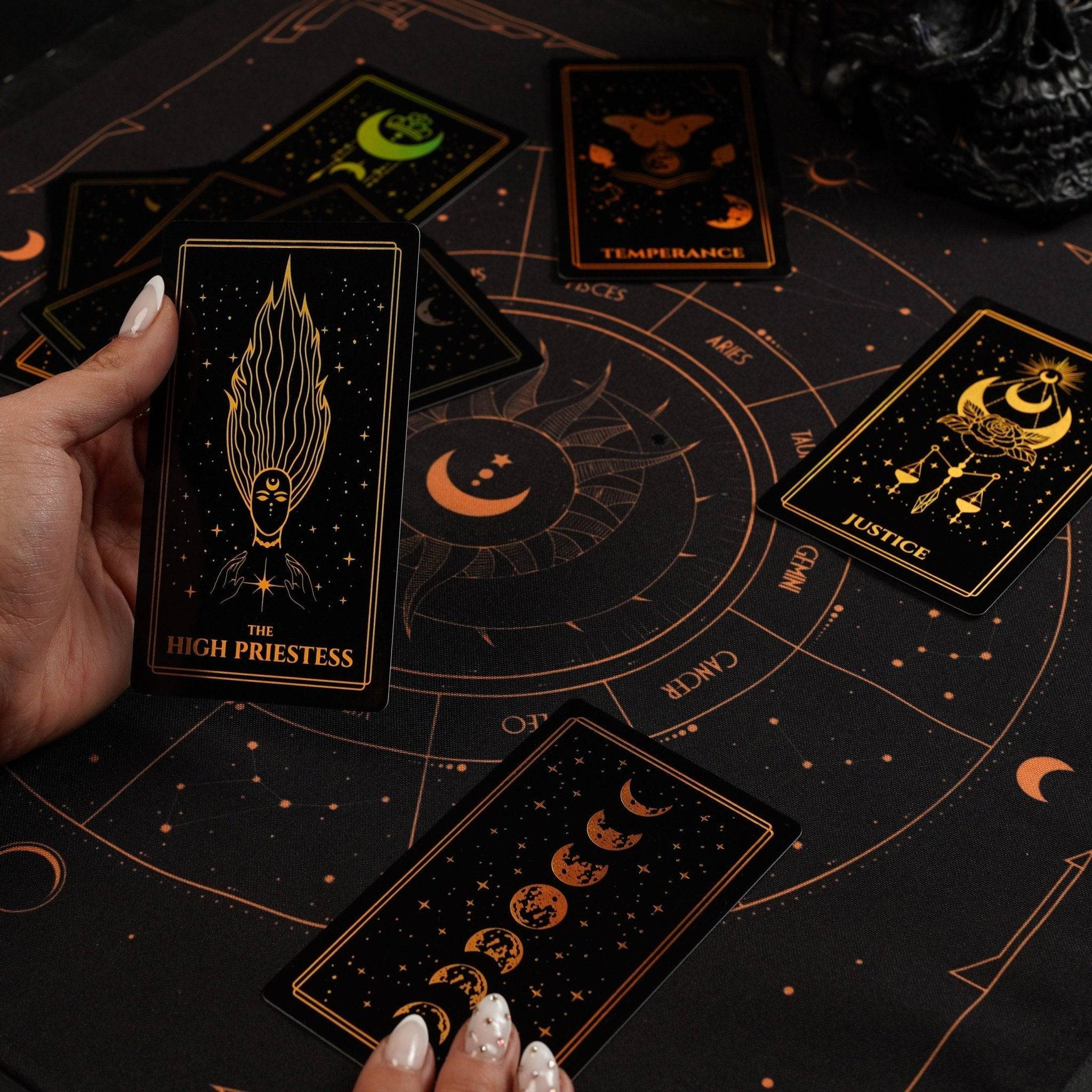 Moonlight | Gold Rainbow Foil | Tarot Deck Set - HartCentered