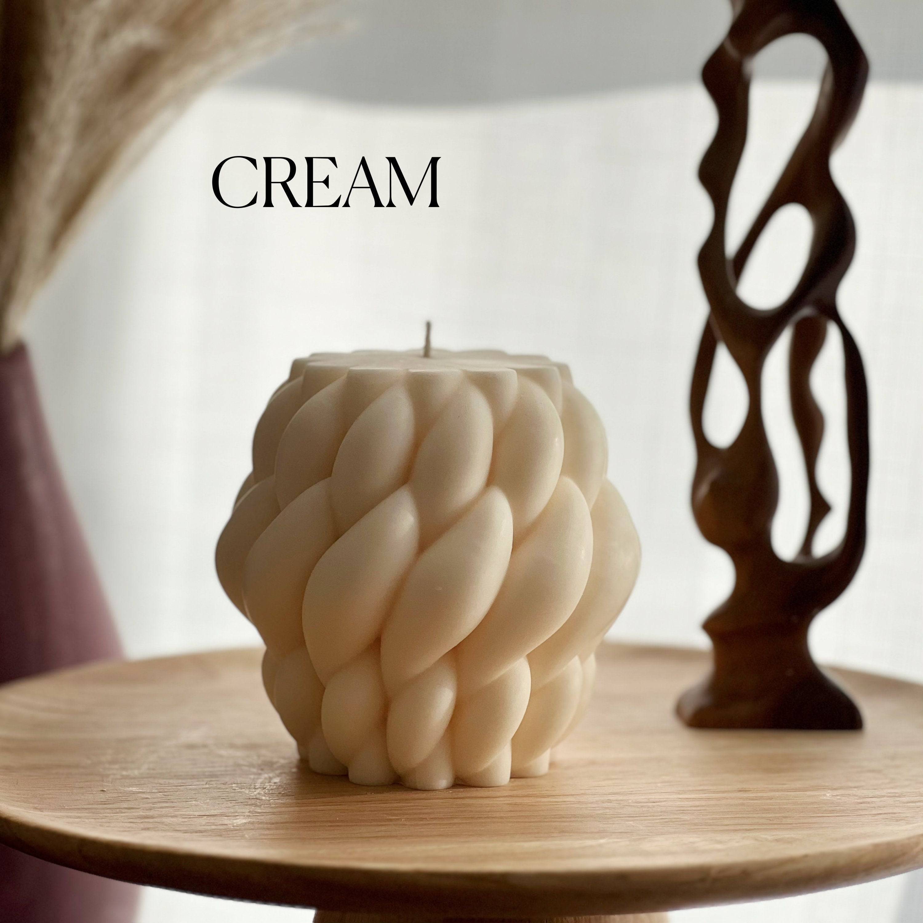 Large Knitted Soy Candle - HartCentered