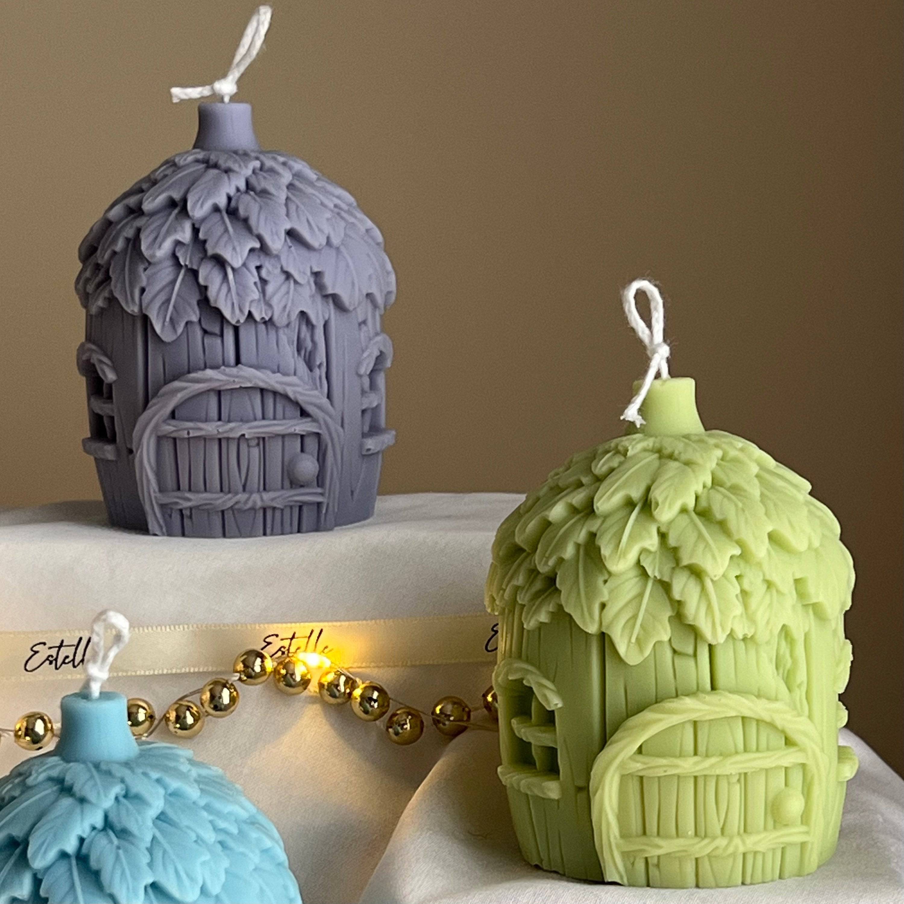 Acorn Christmas House Candle - HartCentered