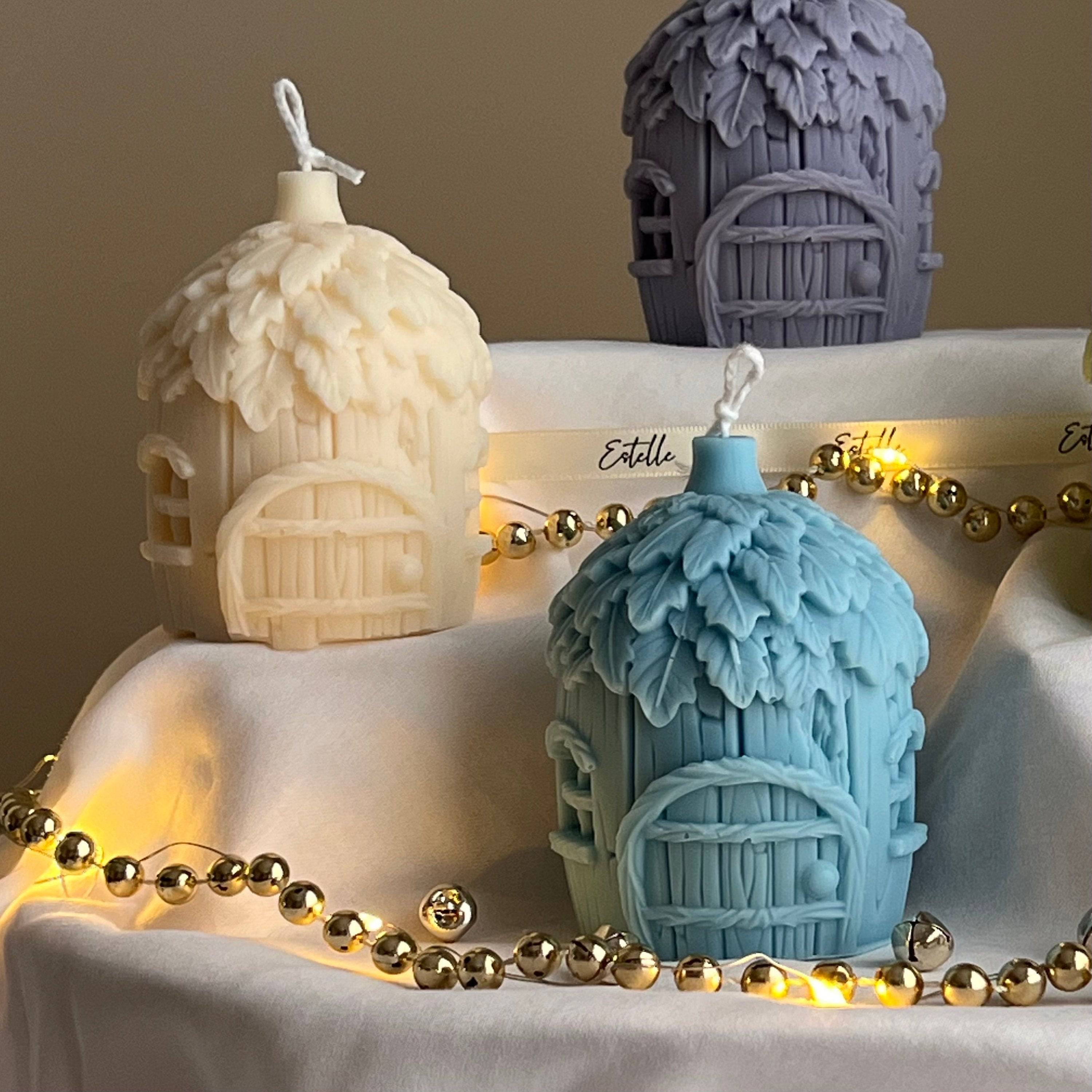 Acorn Christmas House Candle - HartCentered