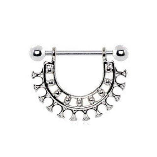 316L Stainless Steel Ancient Egyptian Collar Nipple Shield - HartCentered