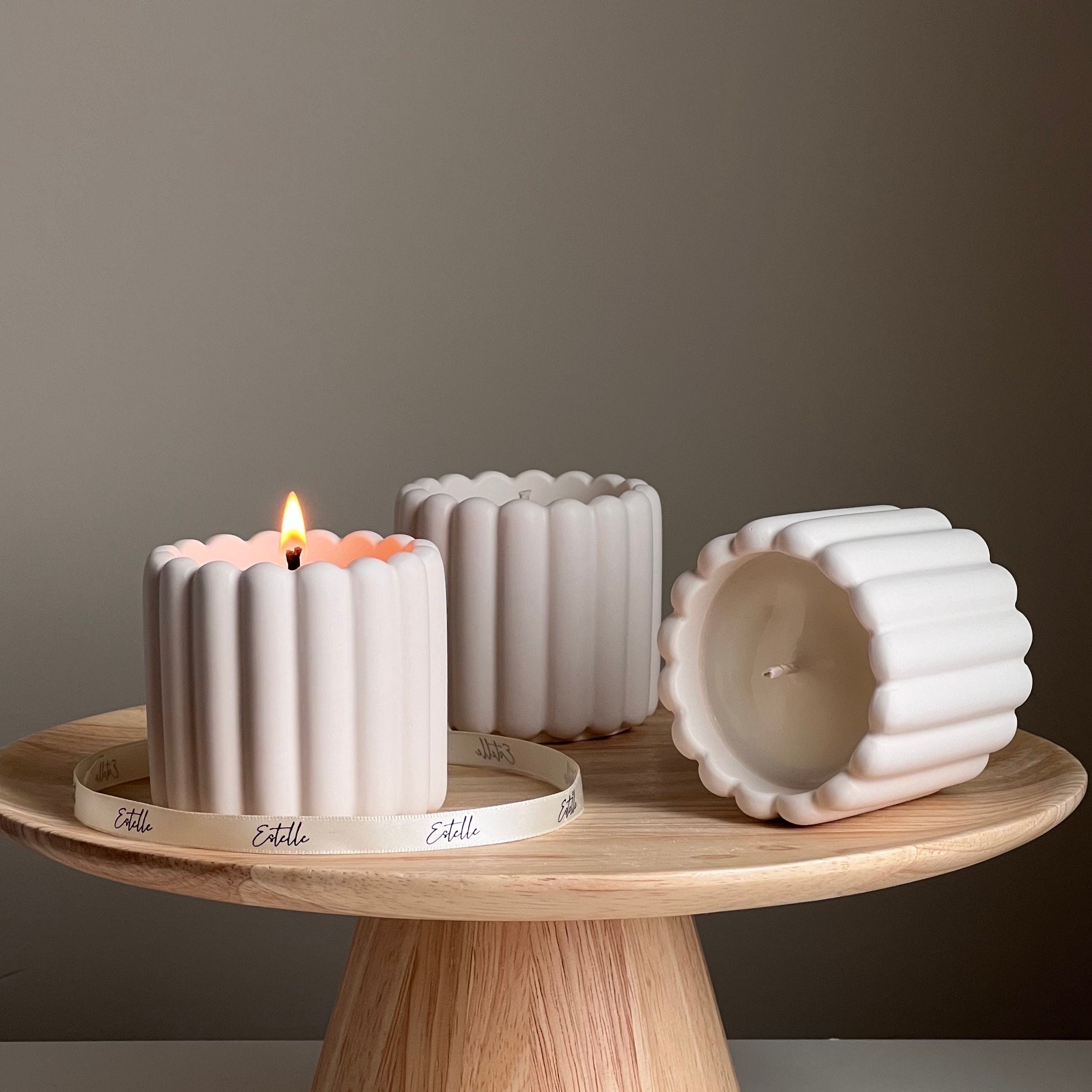 Ribbed Jar Soy Wax Candle - HartCentered