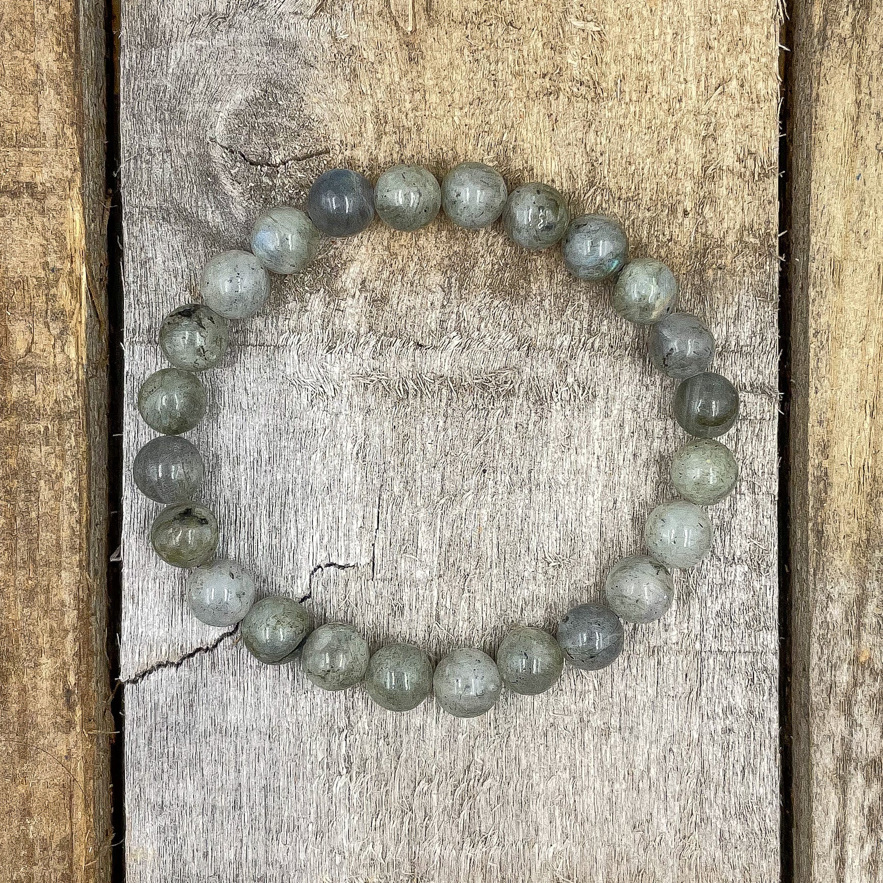 Union - Labradorite Gemstone Beaded Bracelet-3