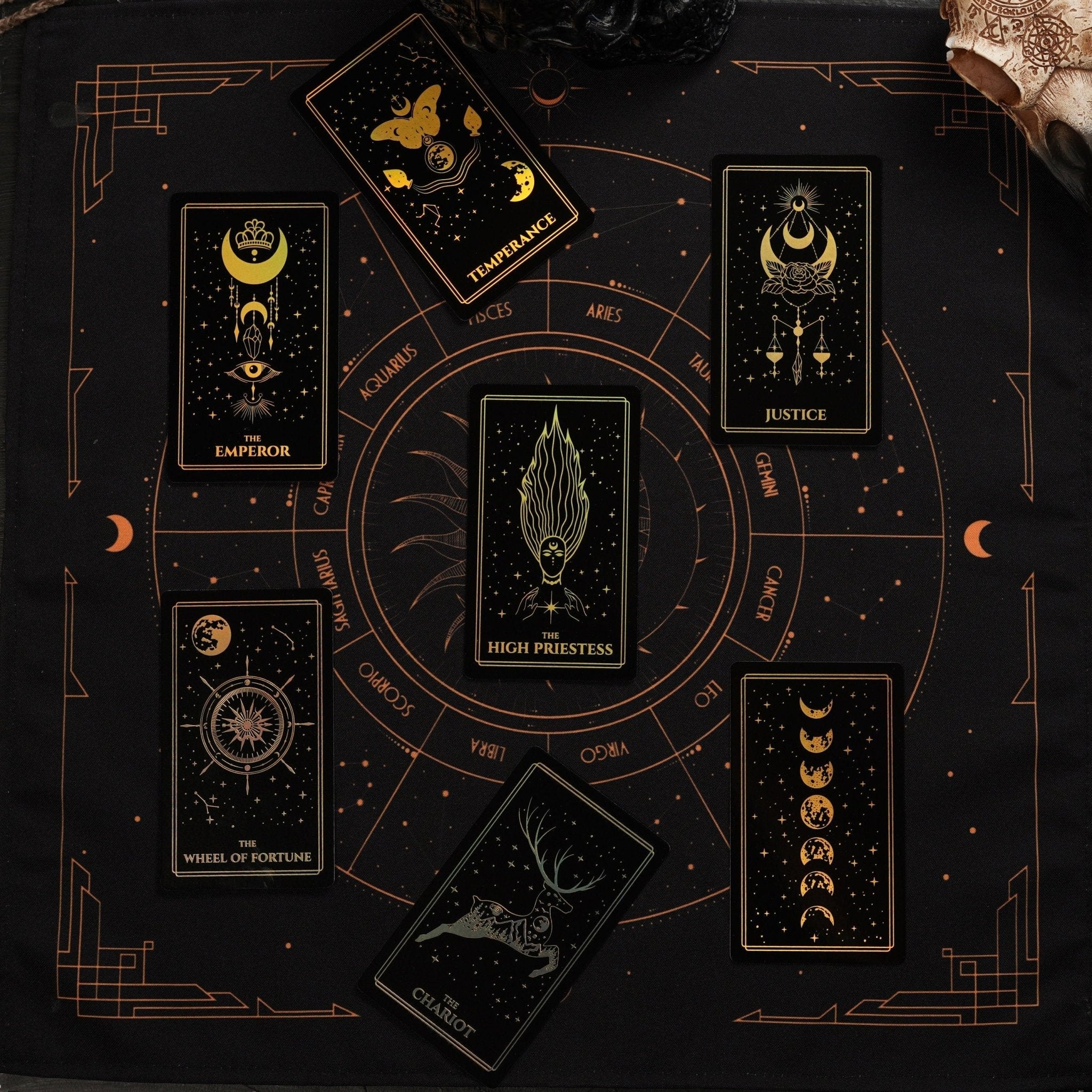 Moonlight | Gold Rainbow Foil | Tarot Deck Set - HartCentered