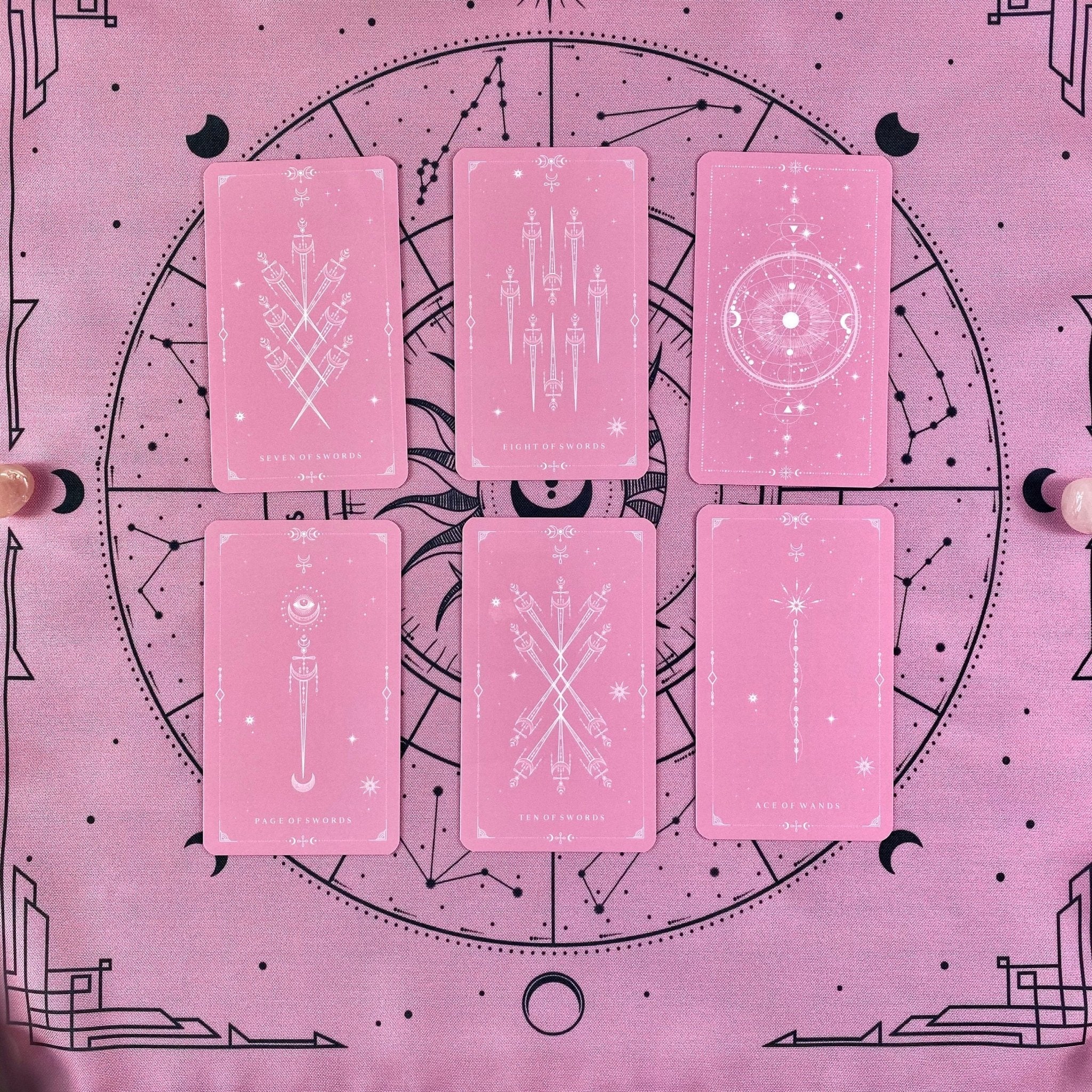 Tarot Cloth | Pink - HartCentered