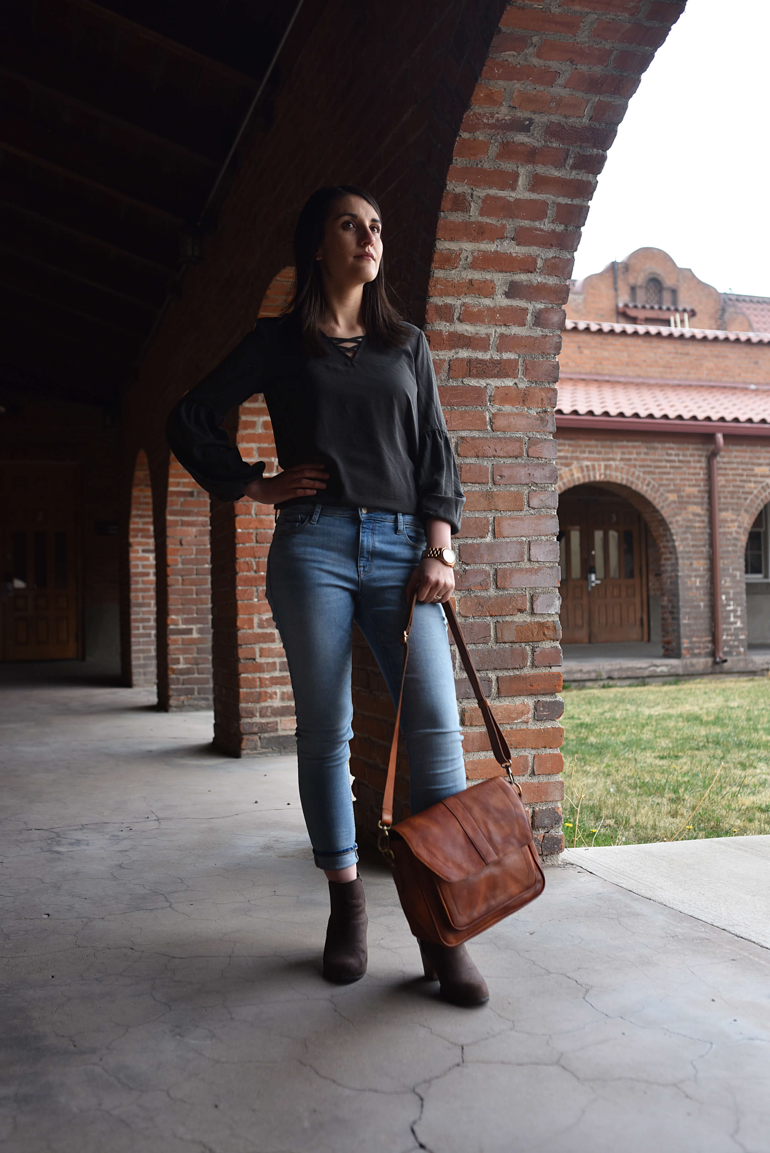 Journey Leather Crossbody | Messenger Bag - HartCentered