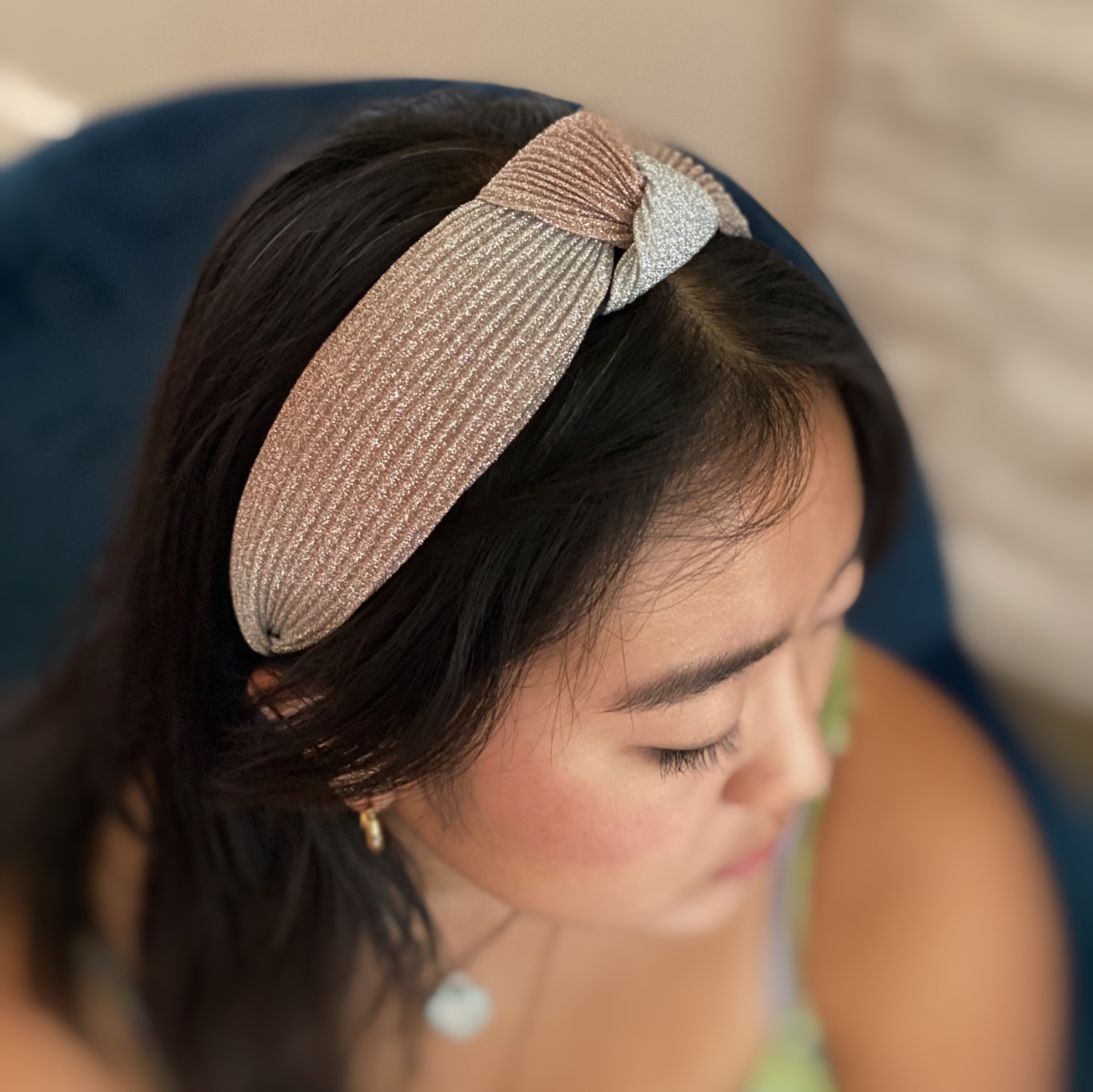 Shimmer Pleats Headband-6