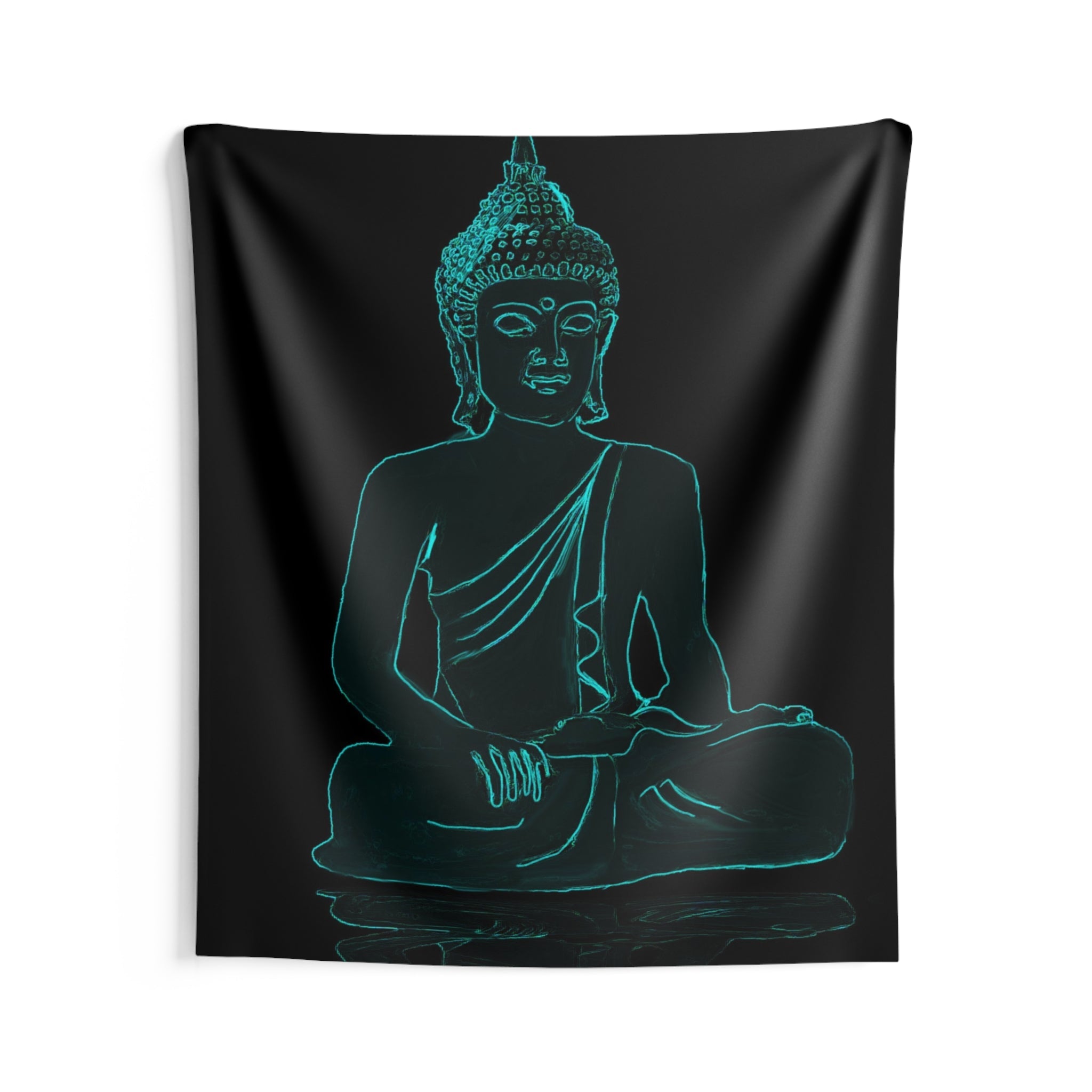 Glow in Dark Buddha Tapestry - HartCentered