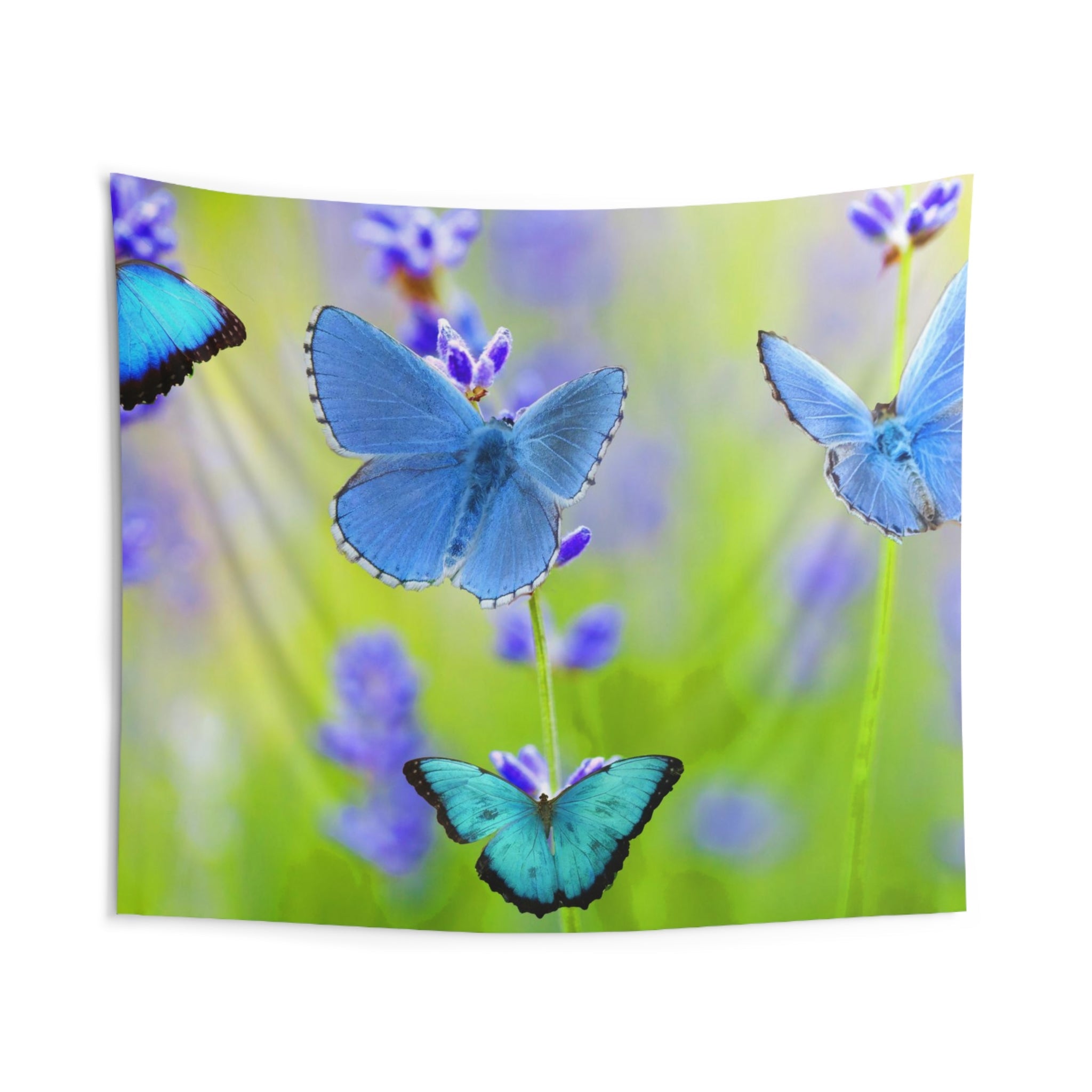 Blue Butterfly Tapestry - HartCentered