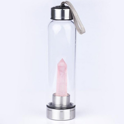 Pure Essence Natural Stone Infused Water In Glass Bottle-2