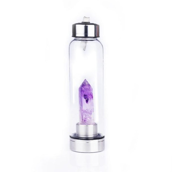 Pure Essence Natural Stone Infused Water In Glass Bottle-7