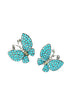 Butterfly Bead Earrings | Post Back | Made in Korea - HartCentered