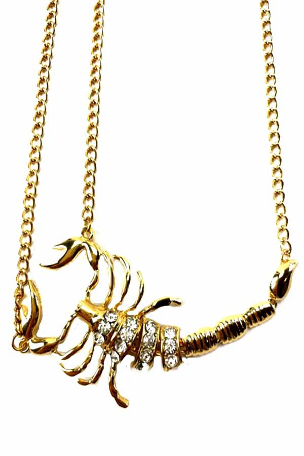 Scorpion Pendant Necklace | Scorpio Zodiac | Lead and Nickel Complaint - HartCentered