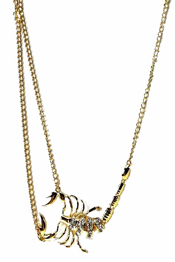 Scorpion Pendant Necklace | Scorpio Zodiac | Lead and Nickel Complaint - HartCentered