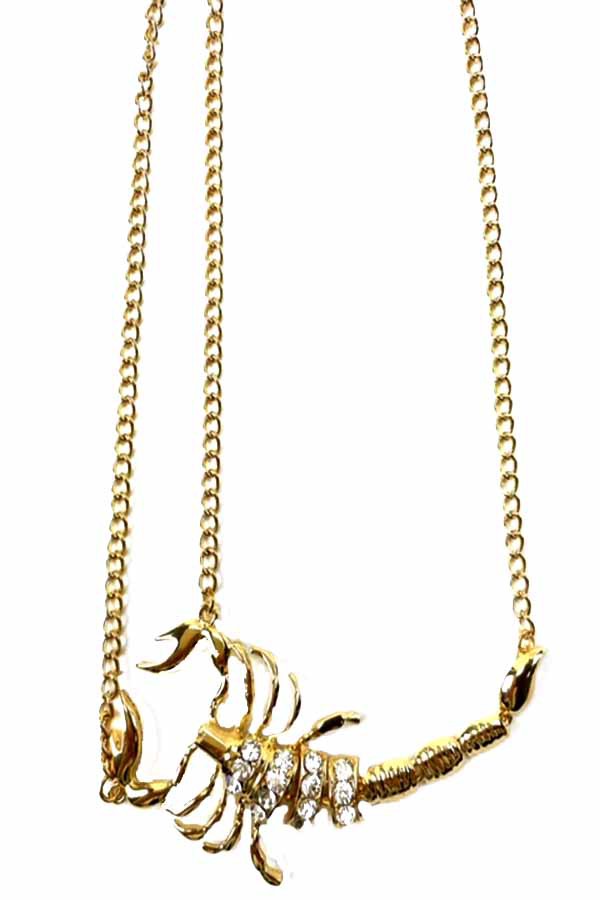 Scorpion Pendant Necklace | Scorpio Zodiac | Lead and Nickel Complaint - HartCentered