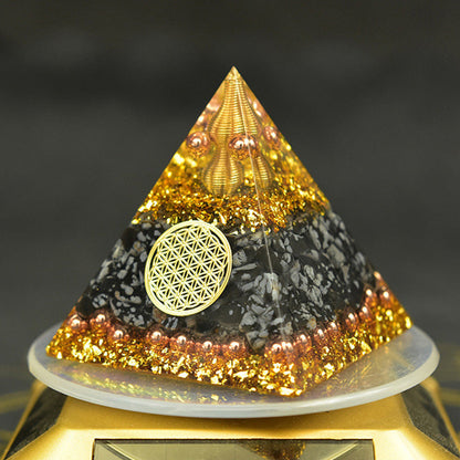 Reiki Orgonite Energy Orgon Pyramid Gathering Fortune Helping Soothe the soul Chakra Resin Decorative Craft Jewelry Cube-1