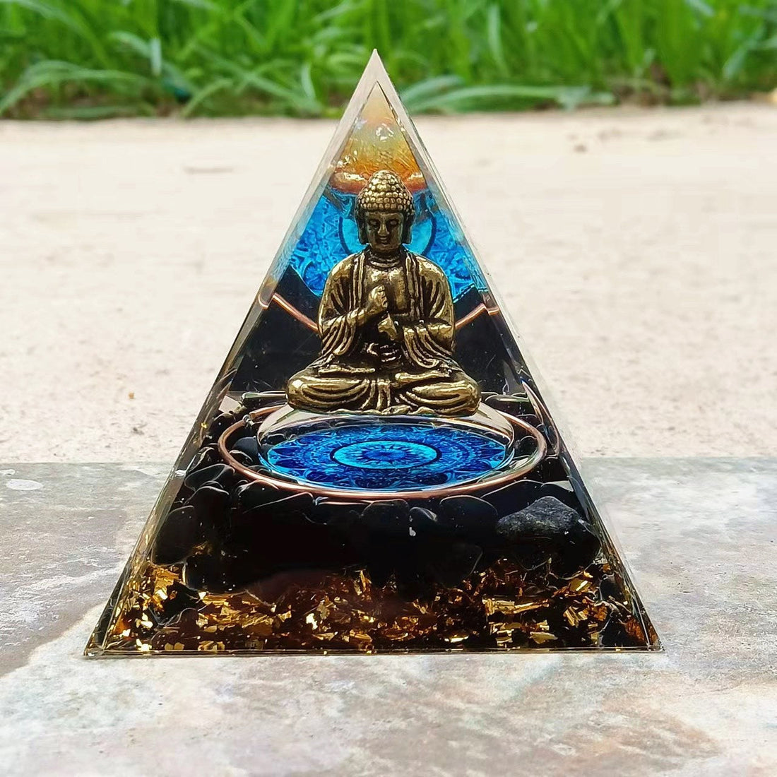 Quan Yin Orgone Energy Pyramid Ornament-0