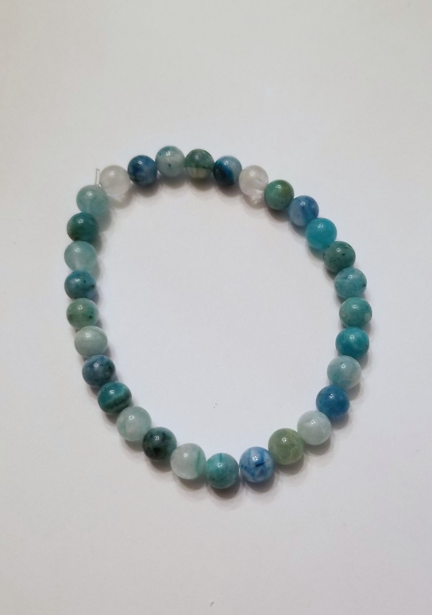 Colors of the Beach - Natural Stone Stretch Bracelets-8