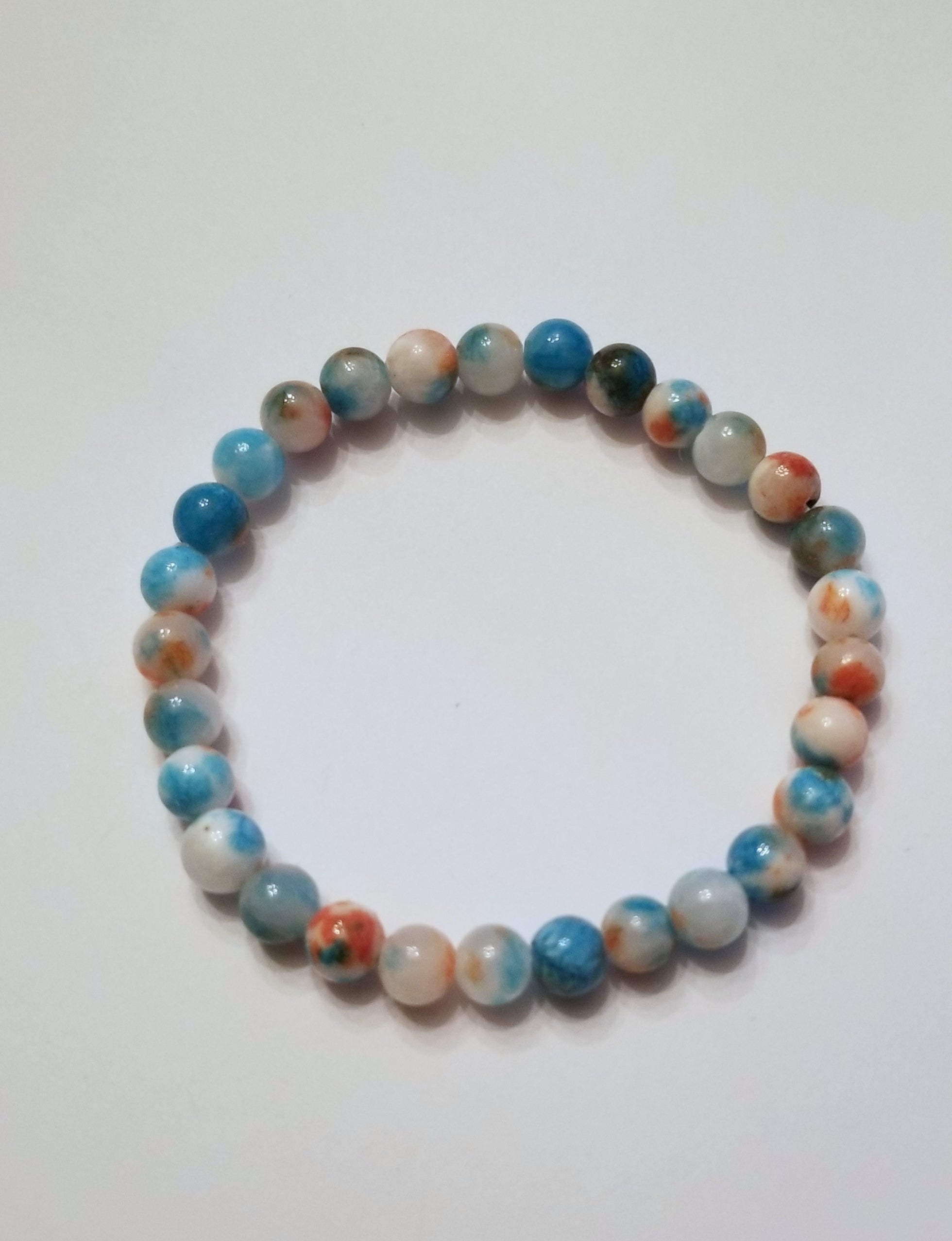 Colors of the Beach - Natural Stone Stretch Bracelets-3