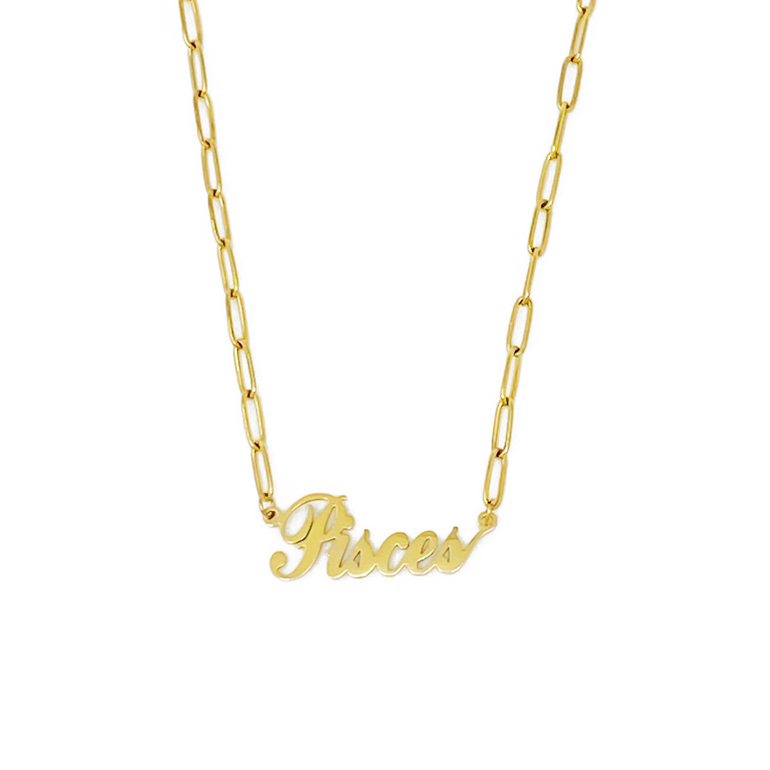 Annie Zodiac Chain Necklace-10