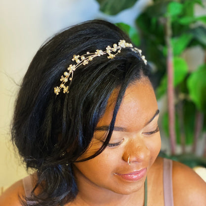 Artful Snow Flower Headband-1