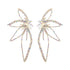 Statement Half Flower Post Back Earrings-1