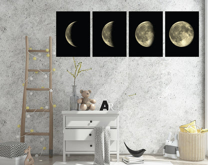 Moon Phases Set Of 4 Wall Decals-2