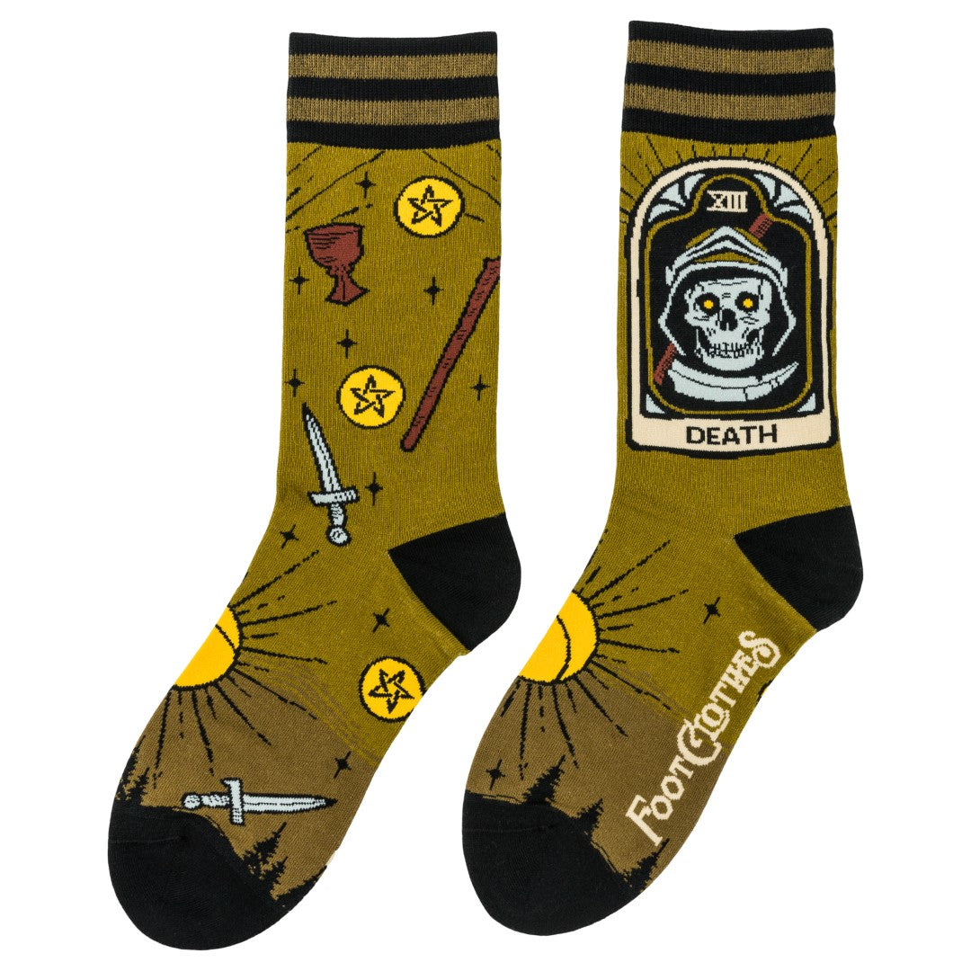 Death Tarot Nouveau Crew Socks-2