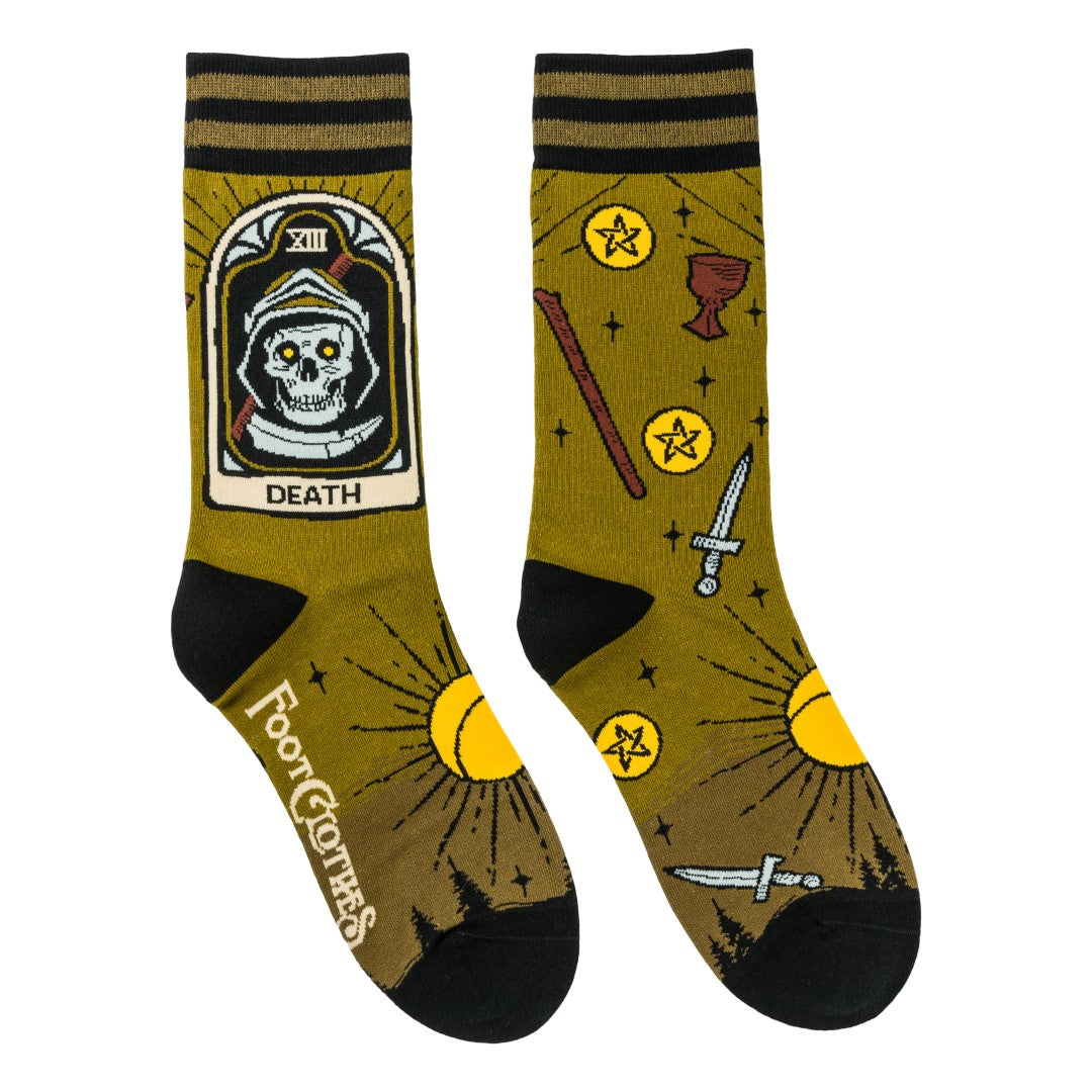 Death Tarot Nouveau Crew Socks-1