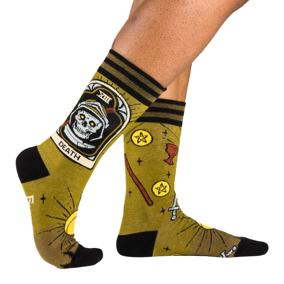 Death Tarot Nouveau Crew Socks-0