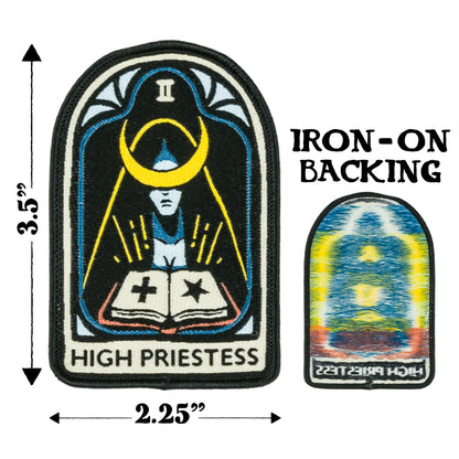 LIMITED The High Priestess Tarot Nouveau Iron-On Patch-1