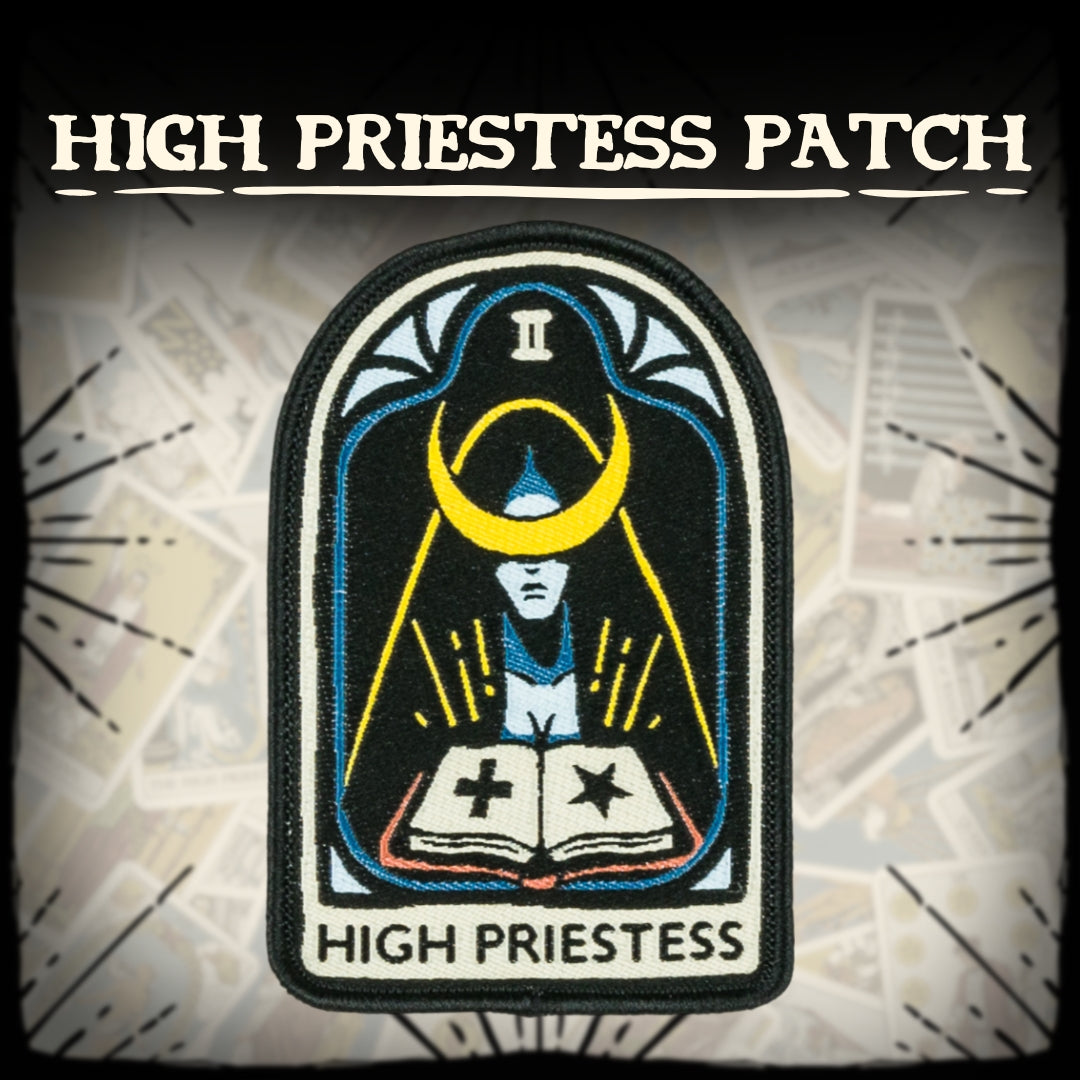 LIMITED The High Priestess Tarot Nouveau Iron-On Patch-3