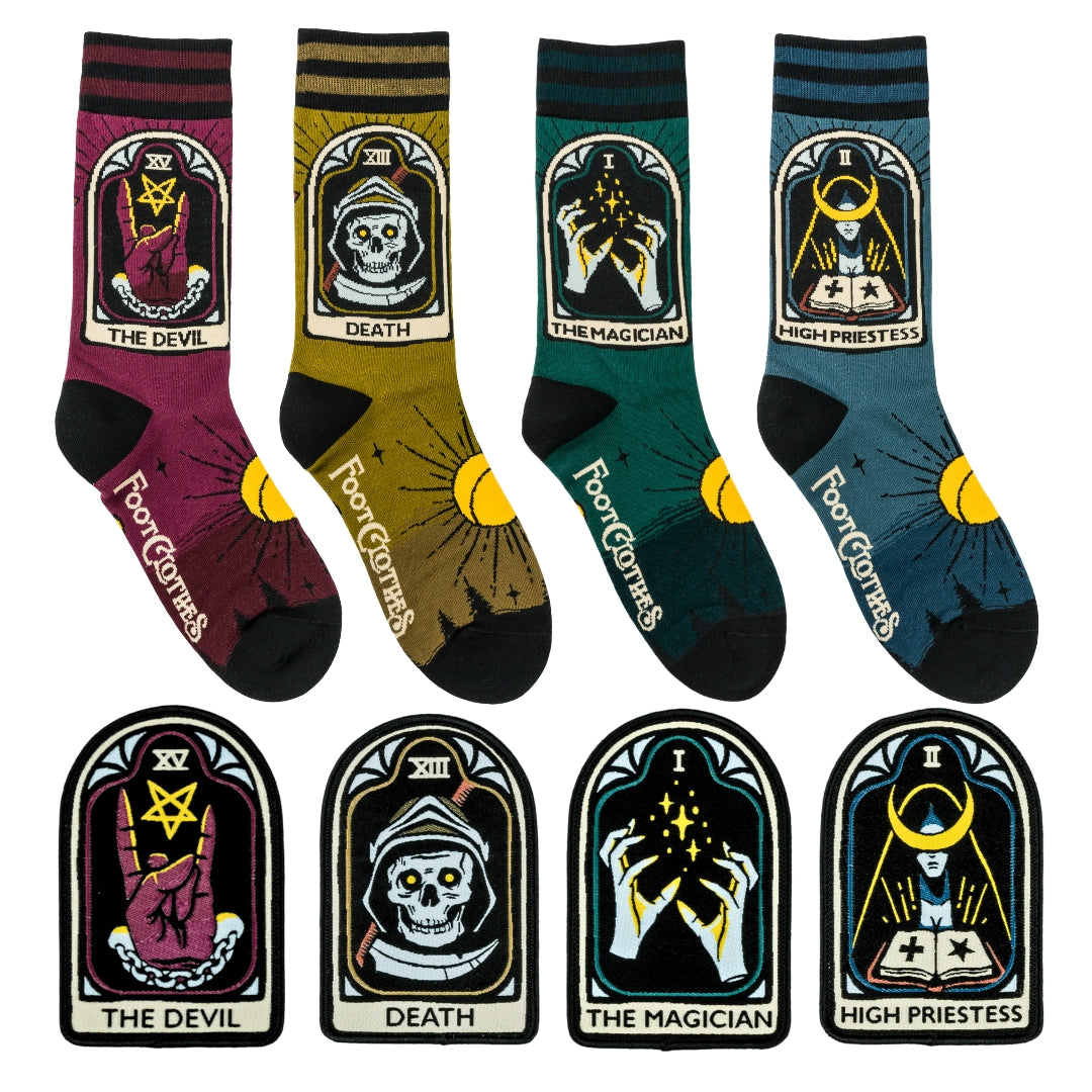 LIMITED Tarot Nouveau Sock and Patch Pack | 4 Designs-0