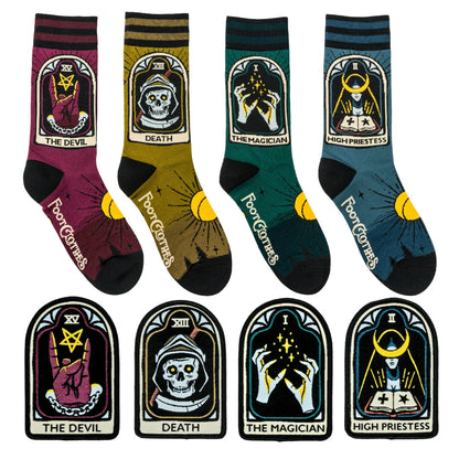 LIMITED Tarot Nouveau Sock and Patch Pack | 4 Designs-0