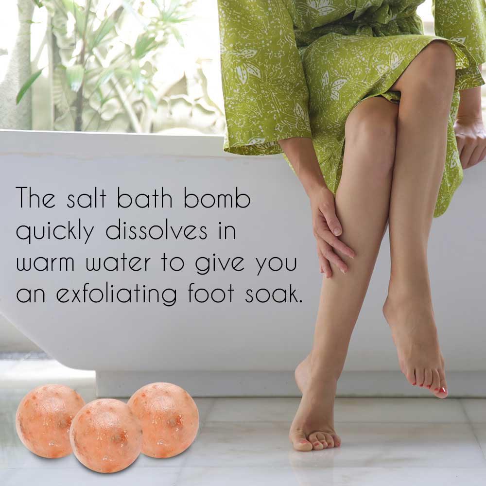 Himalayan Pink Salt Bath Ball by Pride of India | Chemical-free/Natural Occurring Salt Crystals - HartCentered