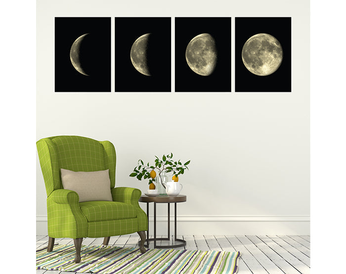 Moon Phases Set Of 4 Wall Decals-4