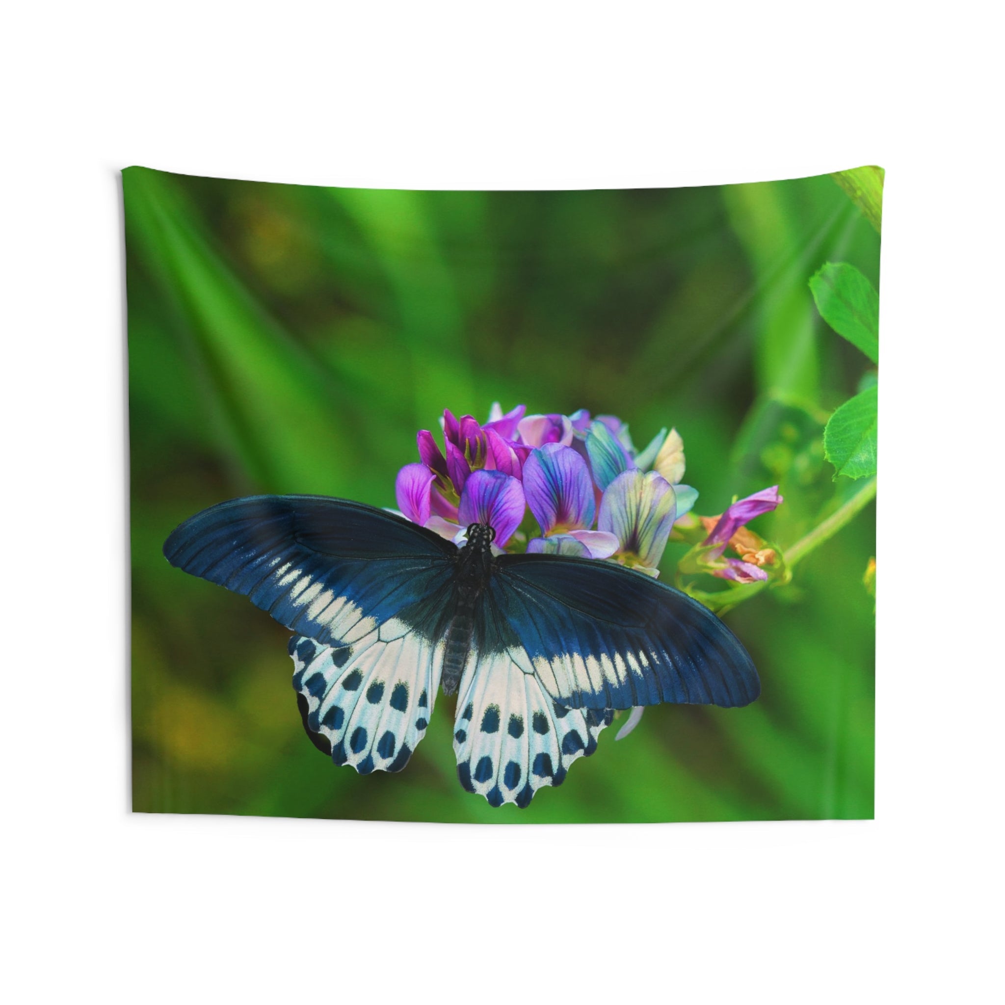 Butterfly On Flower Tapestry - HartCentered