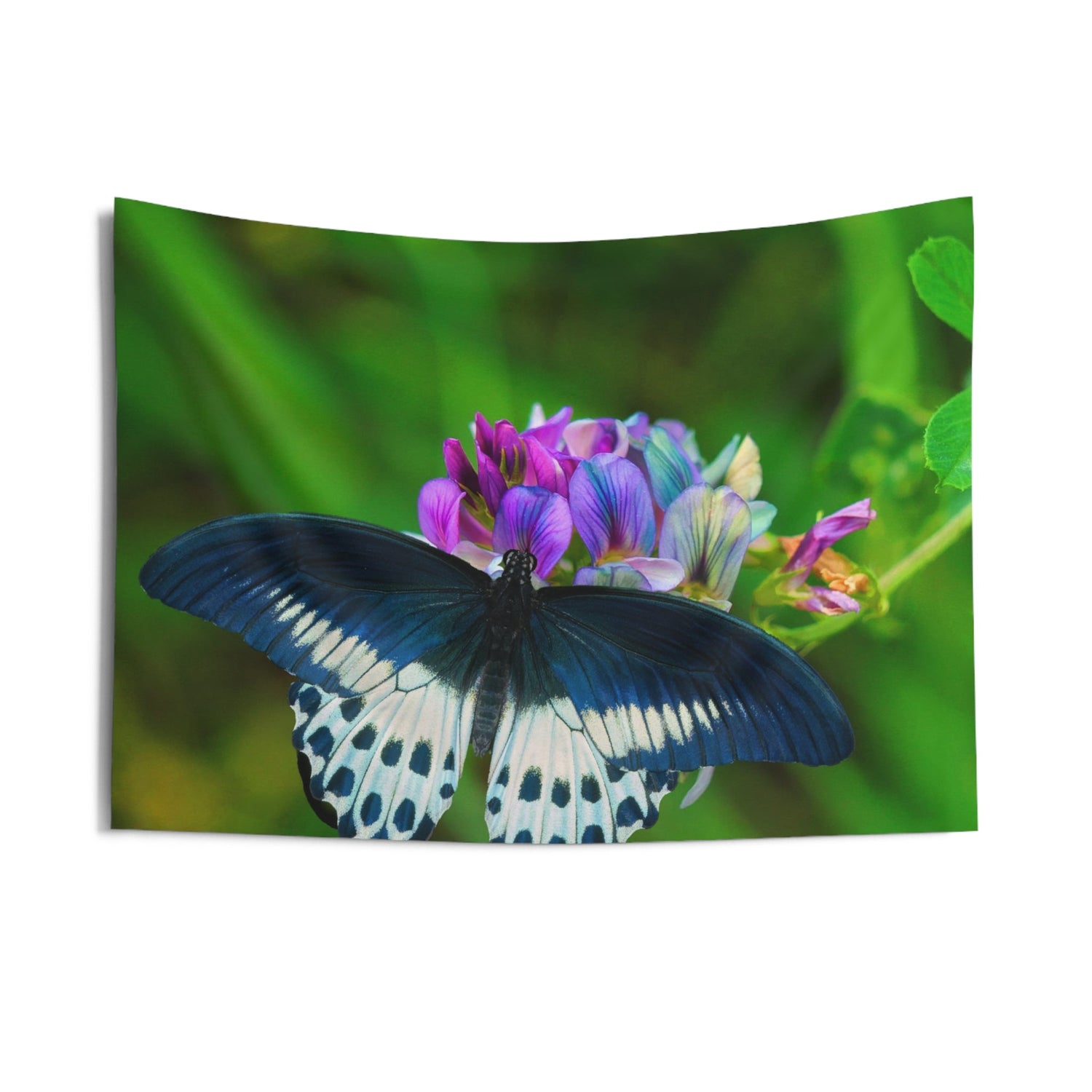 Butterfly On Flower Tapestry - HartCentered