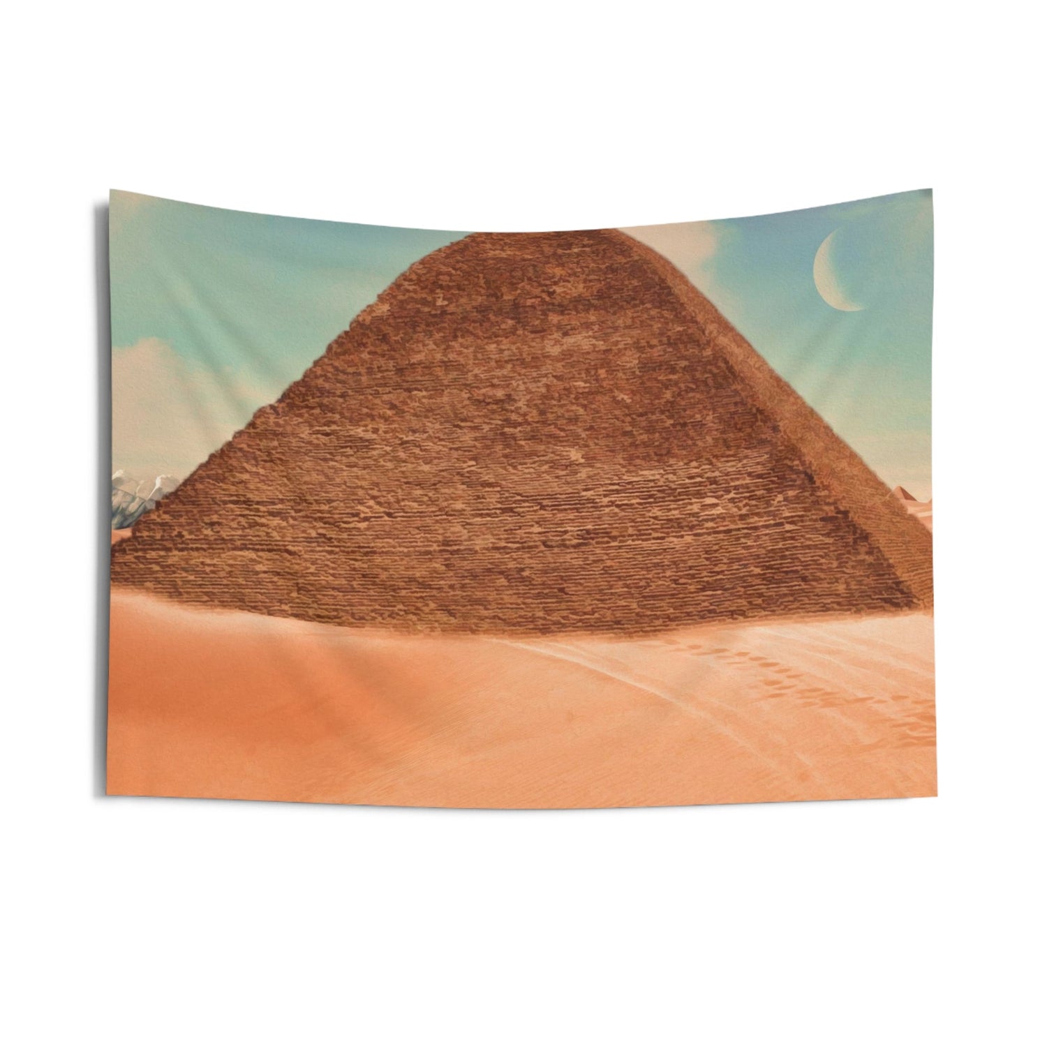 Brown Pyramid Moon Tapestry - HartCentered