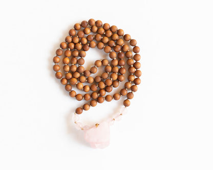 Calm Heart Mala Rose Quartz-0