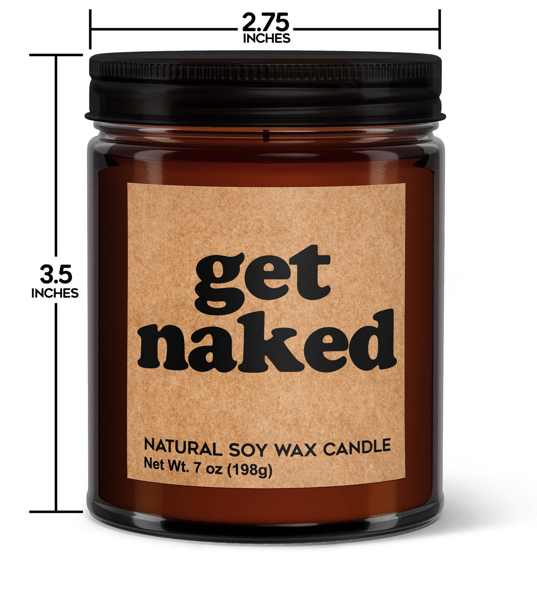 Get Naked Soy Candle - Votive Soy Candle-1