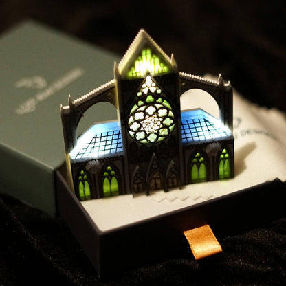 Cathedral *Light-Up* Brooch-3