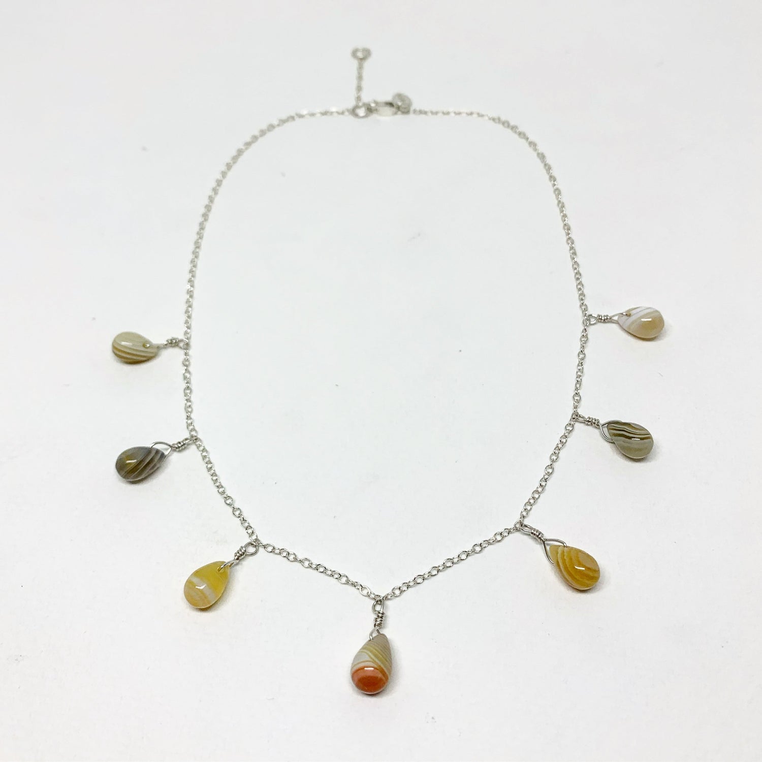 Botswana Agate Necklace-2