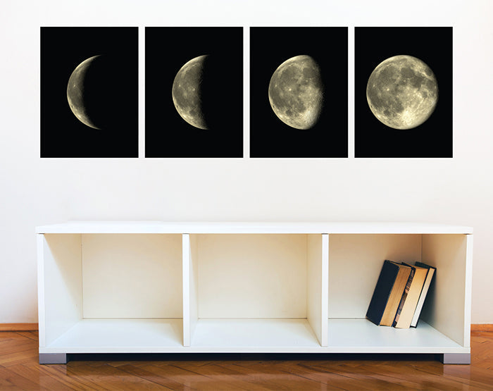 Moon Phases Set Of 4 Wall Decals-6